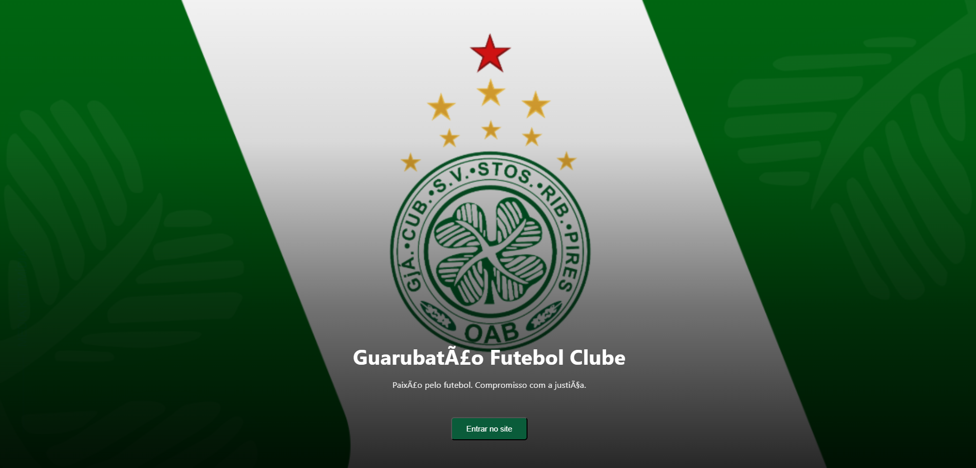 Projeto Front-End - Guarubatão FC - Site de Futebol